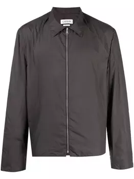 Lanvin легкая рубашка на молнии, серый