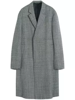 Lanvin меланжевое пальто, серый