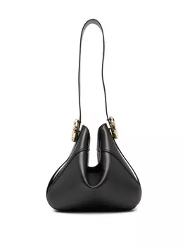 Lanvin Melodie leather shoulder bag, черный