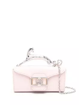 Lanvin мини-сумка через плечо Pencil Cat, розовый