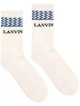 Lanvin носки Curb, белый