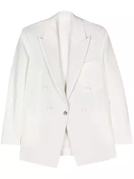 Lanvin однобортный пиджак, белый