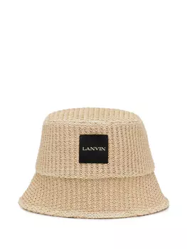 Lanvin плетеная панама, нейтральный