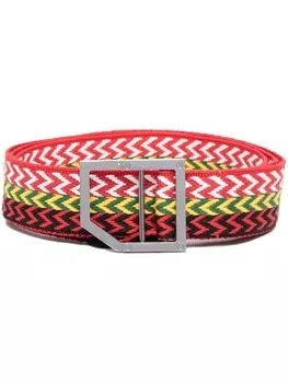 Lanvin плетеный ремень Curb, красный