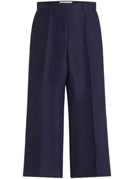 Lanvin плиссированные брюки, синий