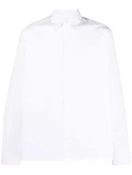 Lanvin поплиновая рубашка с длинными рукавами, белый