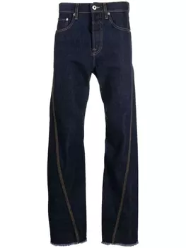 Lanvin прямые джинсы средней посадки, синий