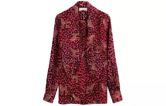 Lanvin Рубашка женская красные