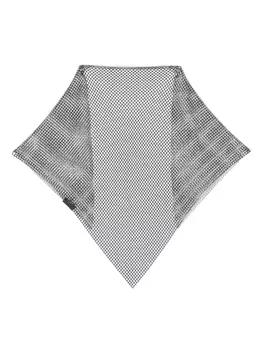 Lanvin сетчатый шарф с кристаллами, черный