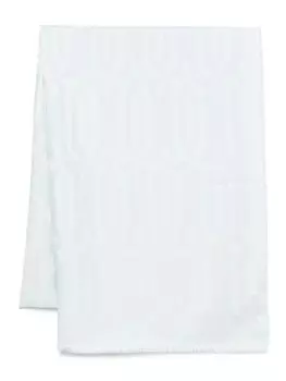 Lanvin шаль с монограммой, синий