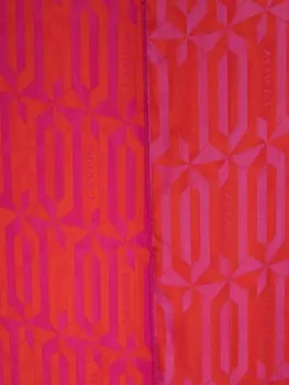 Lanvin шарф с логотипом, красный