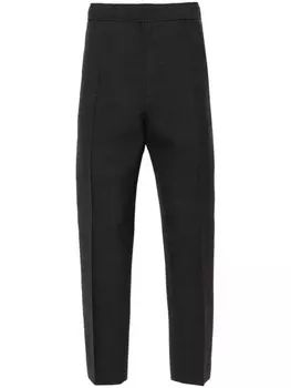 Lanvin шерстяные зауженные брюки, серый