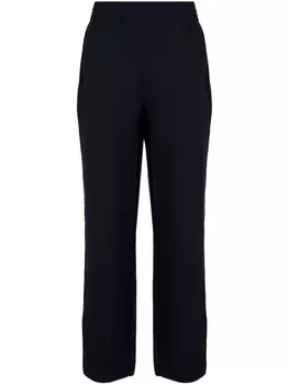 Lanvin спортивные брюки прямого кроя, синий