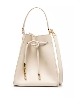 Lanvin сумка-тоут с кулиской, нейтральный цвет