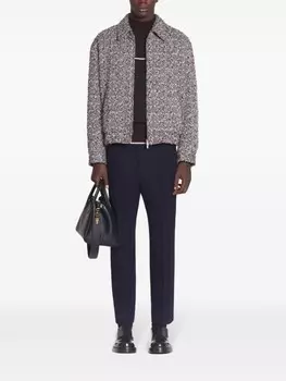 Lanvin твидовая куртка-рубашка, красный