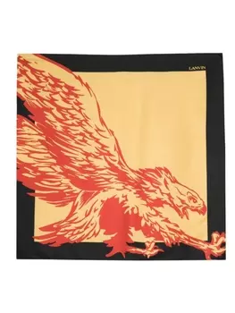 Lanvin x Шарф с принтом Future Eagle, желтый