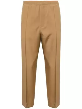 Lanvin зауженные шерстяные брюки, нейтральный цвет
