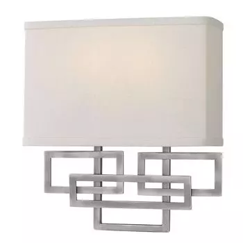 Lanza старинный никелевый настенный светильник Elstead Lighting