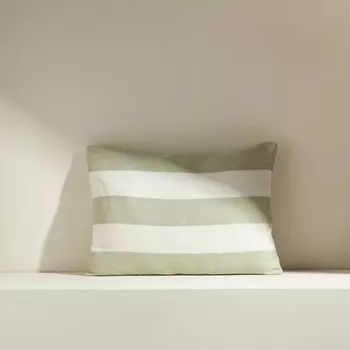 Лаосская прямоугольная декоративная подушка El Corte Ingls, зеленый