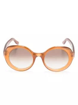 Lapima солнцезащитные очки Carlota в овальной оправе, коричневый