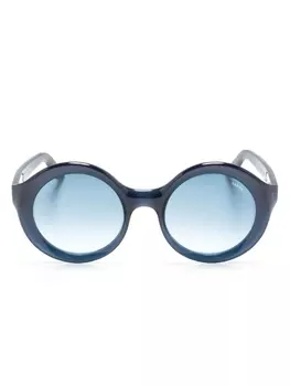 Lapima солнцезащитные очки Carolina в круглой оправе, синий