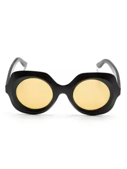 Lapima солнцезащитные очки Paula в массивной оправе, черный