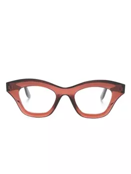 Lapima солнцезащитные очки Tessa Petit в квадратной оправе, красный