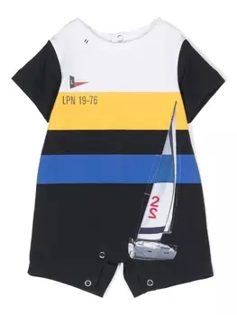 Lapin House боди с логотипом, синий