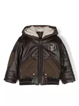 Lapin House бомбер с капюшоном, коричневый