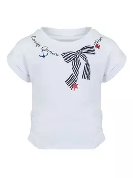 Lapin House хлопковая футболка, белый