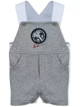 Lapin House комбинезон в стиле колор-блок, серый