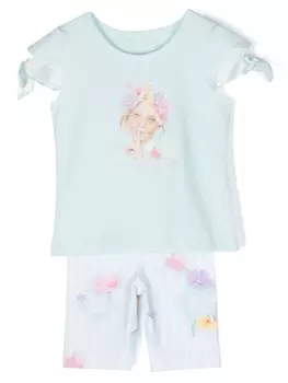 Lapin House комплект из топа и брюк, синий