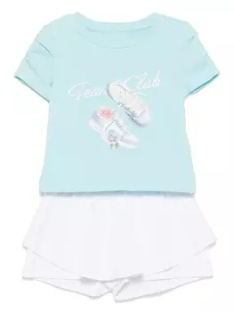 Lapin House комплект из топа и шортов, белый