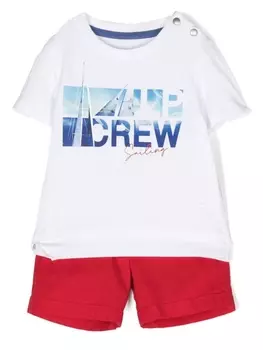 Lapin House комплект Sailing Crew из футболки и шортов, белый