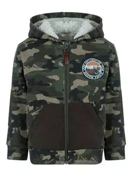 Lapin House куртка с камуфляжным узором, зеленый
