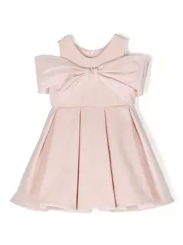 Lapin House платье с бантом, розовый