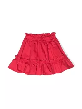 Lapin House юбка с баской, красный