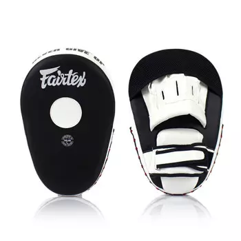 Лапы боксерские Fairtex Maximized Focus FMV13, черный/белый
