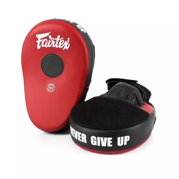 Лапы для бокса Fairtex Focus FMV13, красный / черный