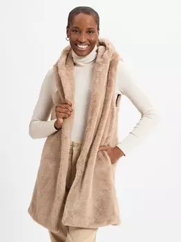 Лара жилет Marie Lund, бежевый