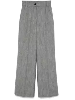 Lardini брюки со складками, серый