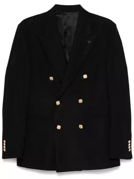 Lardini двубортный пиджак, черный