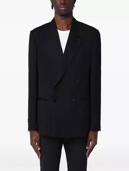 Lardini двубортный пиджак, черный