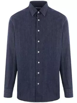 Lardini джинсовая рубашка, синий
