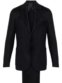 Lardini фланелевый костюм, синий