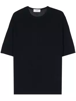 Lardini футболка рыхлой вязки, синий
