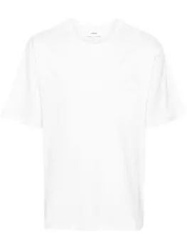 Lardini футболка с накладным карманом, белый