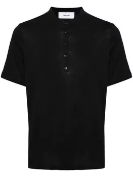 Lardini футболка тонкой вязки, черный