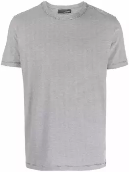 Lardini футболка в полоску, черный
