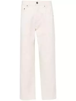 Lardini хлопковые джинсы, нейтральный цвет